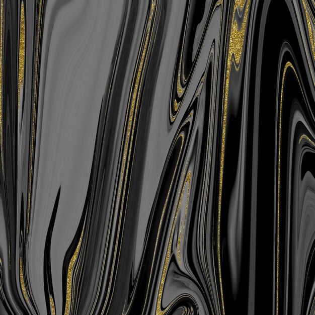 Textura de mármol negro y dorado