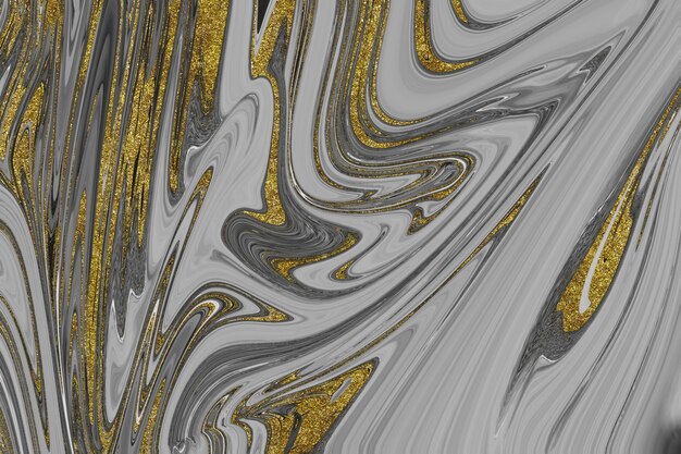 Textura de mármol negro y dorado