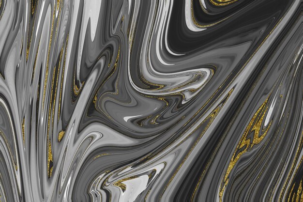 Textura de mármol negro y dorado