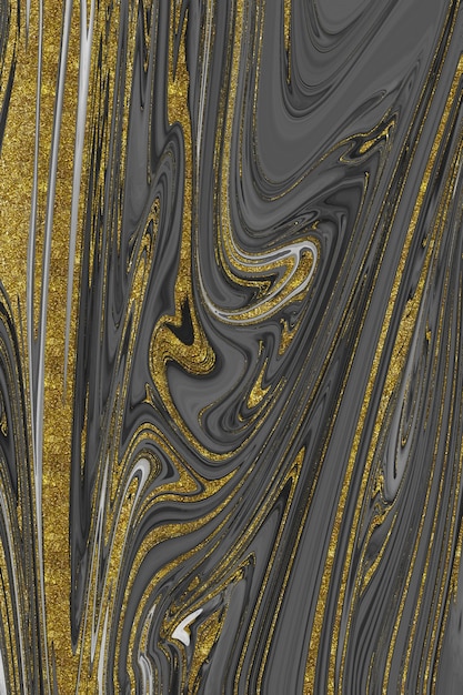 Textura de mármol negro y dorado