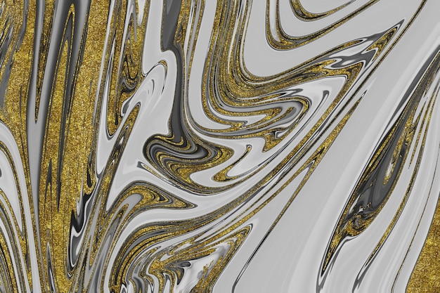 Textura de mármol negro y dorado