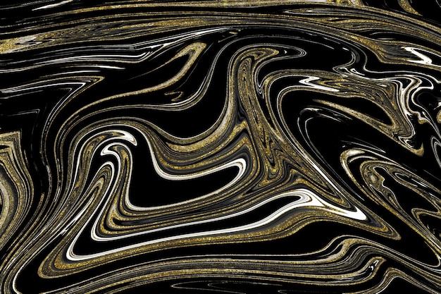 Textura de mármol negro y dorado