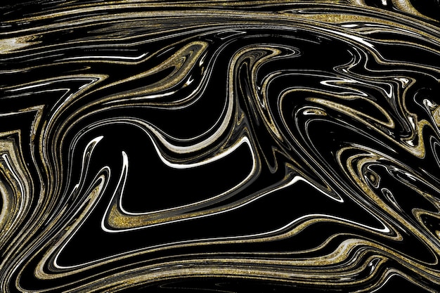 Textura de mármol negro y dorado