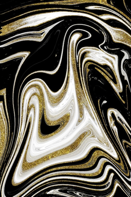 Textura de mármol negro y dorado