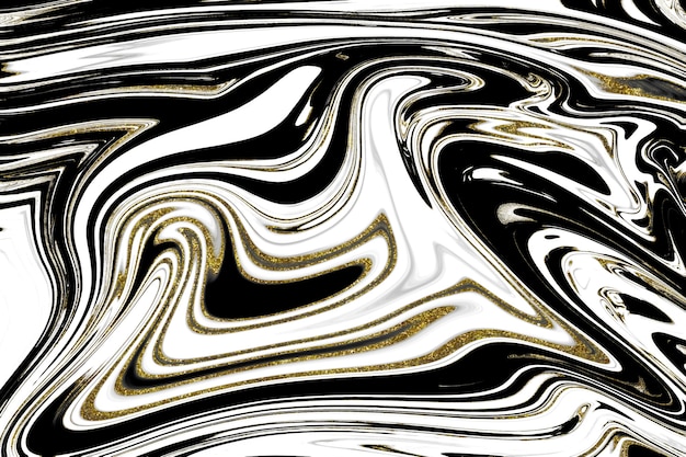 Textura de mármol negro y dorado