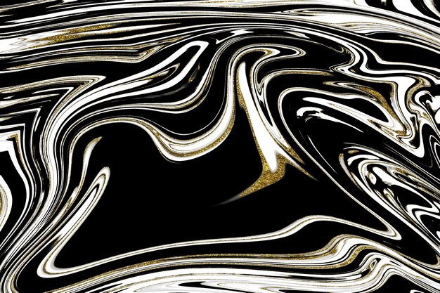 Textura de mármol negro y dorado