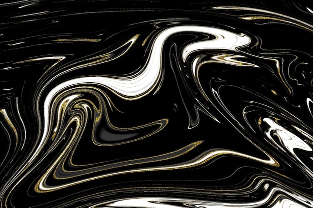 Textura de mármol negro y dorado