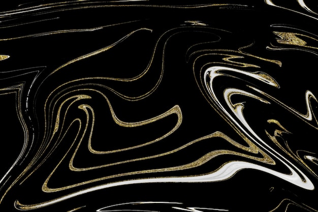 Textura de mármol negro y dorado