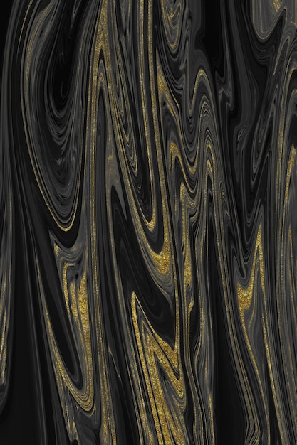 Textura de mármol negro y dorado.