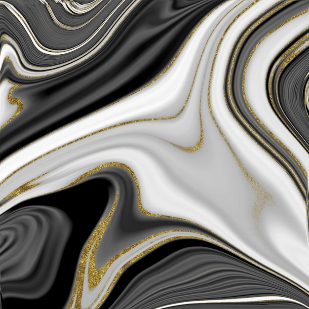 Textura de mármol negro y dorado