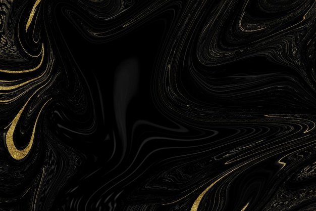 Textura de mármol negro y dorado