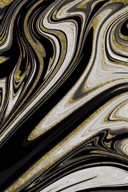 Textura de mármol negro y dorado