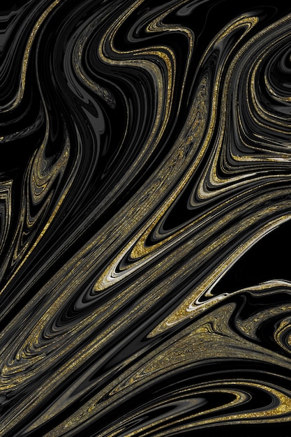 Textura de mármol negro y dorado