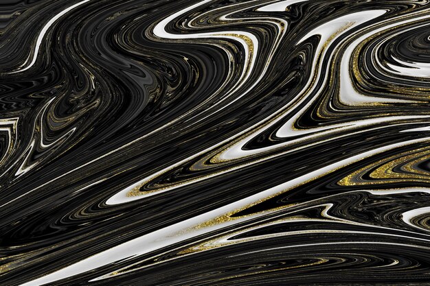 Textura de mármol negro y dorado