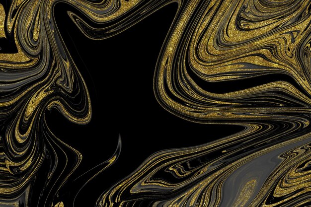 Textura de mármol negro y dorado