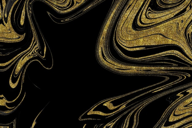 Textura de mármol negro y dorado