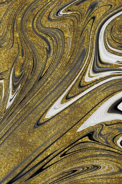 Textura de mármol negro y dorado