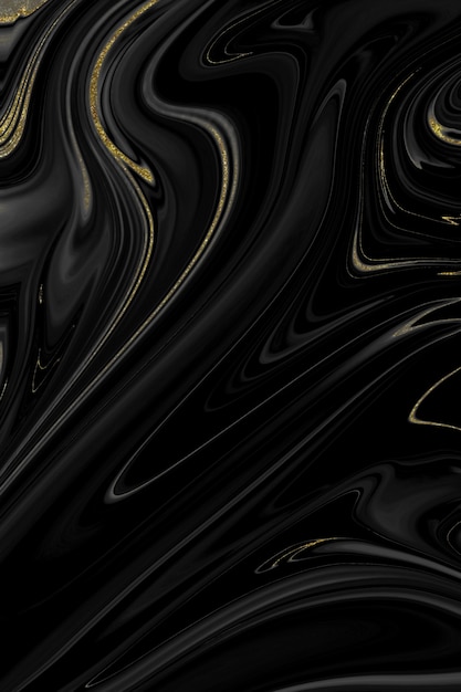 Textura de mármol negro y dorado