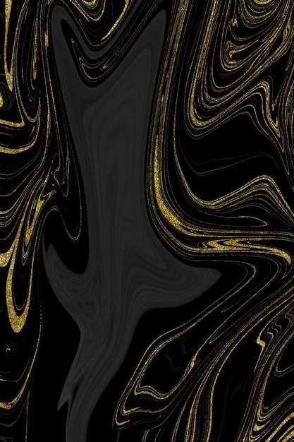 Textura de mármol negro y dorado