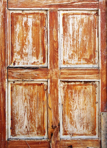 Textura marrón de puerta vieja