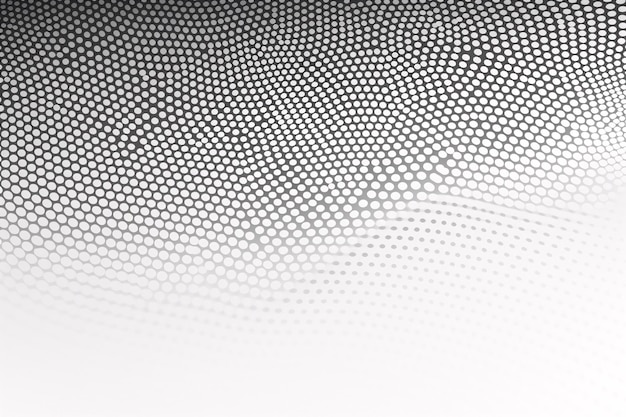 Textura de medio tono Fondo de medio tono Negro y blanco Textura de mitad de tono Fondo AI Generativo
