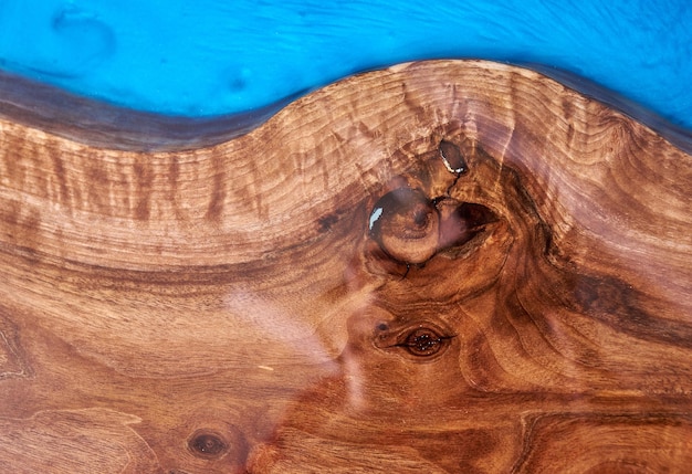 Textura De Una Mesa De Madera Con Resina Epoxi. Imagen de archivo - Imagen  de travieso, color: 269218339