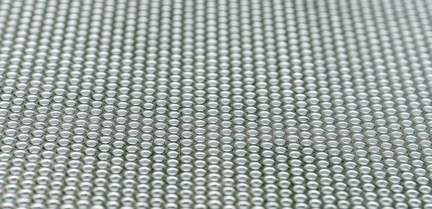 Foto textura de metal blanco chapa perforada