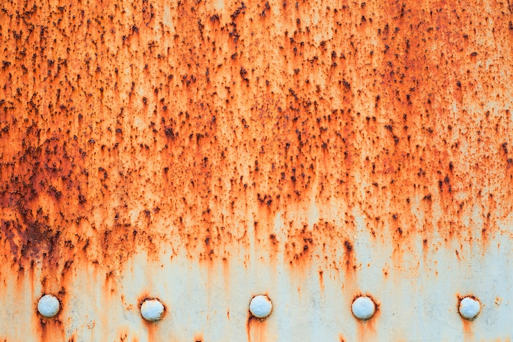 Foto textura de metal oxidado