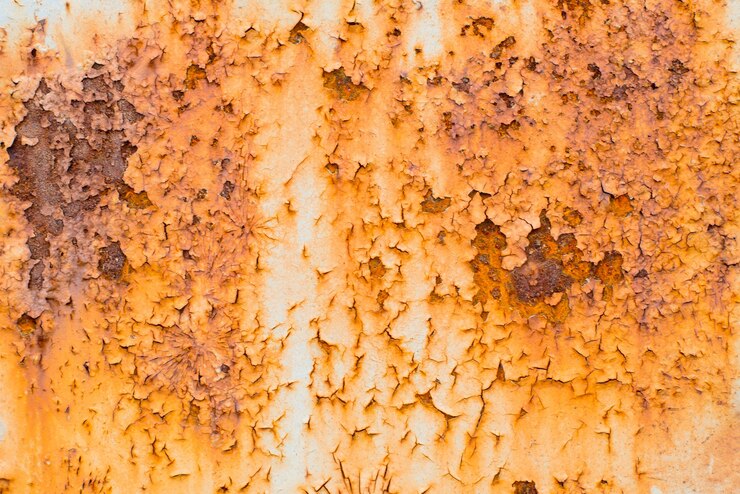 Foto textura de metal oxidado