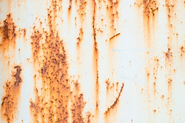 Foto textura de metal oxidado