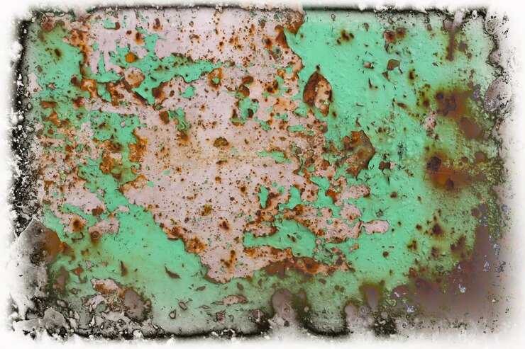 Foto textura metálica abstracta de placa vieja. fondo rústico grunge.