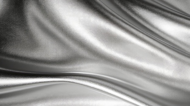Foto textura metálica de prata refletora