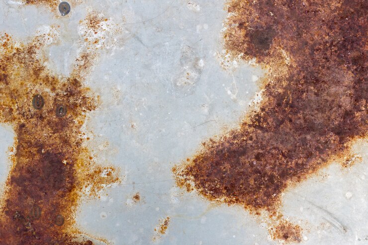 Foto textura metálica oxidada