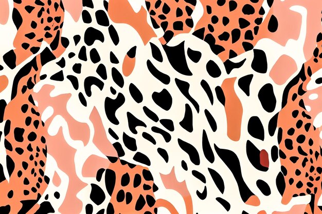 Foto textura minimalista de leopardo ia generativa