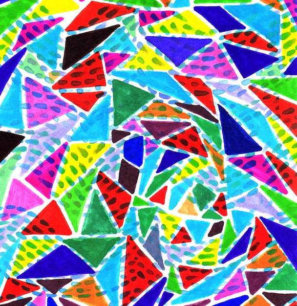 Textura de mosaico brillante colorido pintado a mano de pequeños fragmentos multicolores. Plantilla de papel decorativa. elemento de diseño Fondo mosaico.