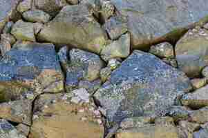 Foto textura de un muro de piedra muro de piedra como fondo o textura1