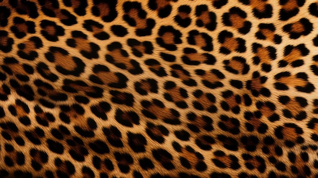 Textura natural de piel de leopardo