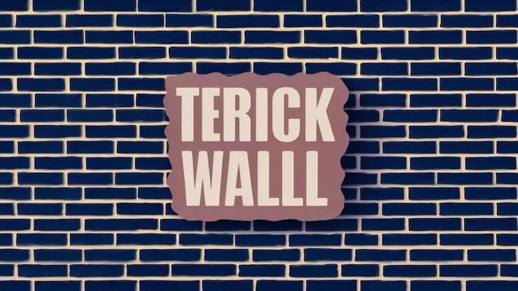 Foto textura negra con pared de ladrillo como fondo