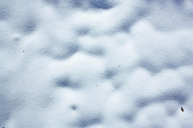 Textura de la nieve de invierno superficie de nieve ondulada