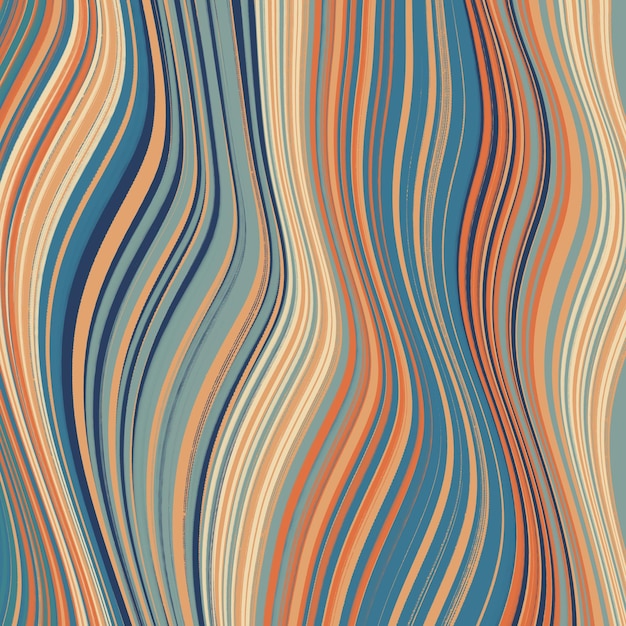 Textura ondulada y psicodélica retro