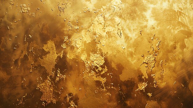 Textura de oro fundido Folleto de oro Renderización 3D del fondo abstracto