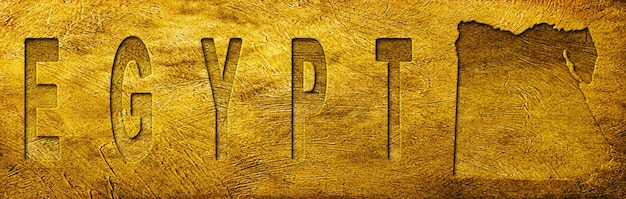 Textura de oro grunge de Egipto
