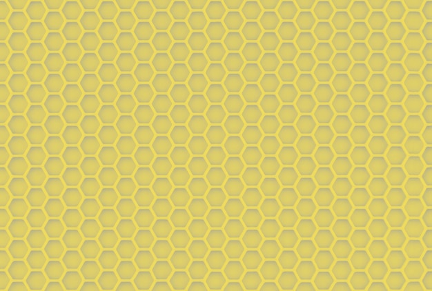 Textura de panal transparente amarilla abstracta y fondo nítido discreto