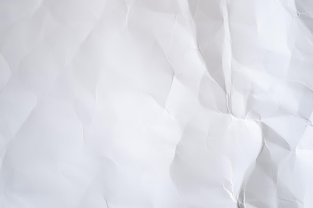 Textura de papel arrugado en blanco y fondo con espacio