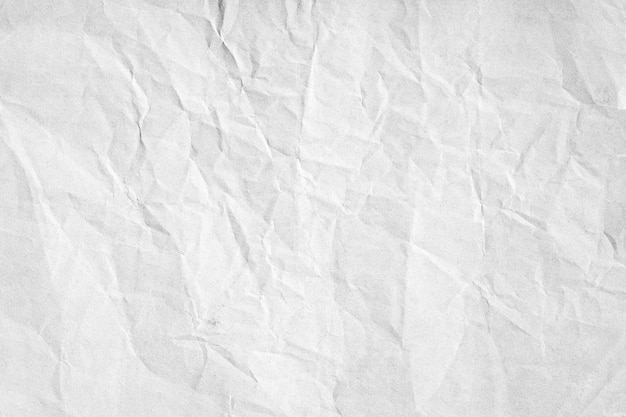 Textura de papel arrugado blanco viejo