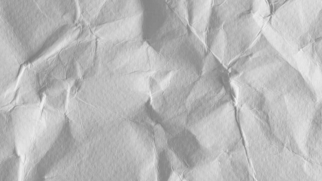 Textura de papel arrugado blanco