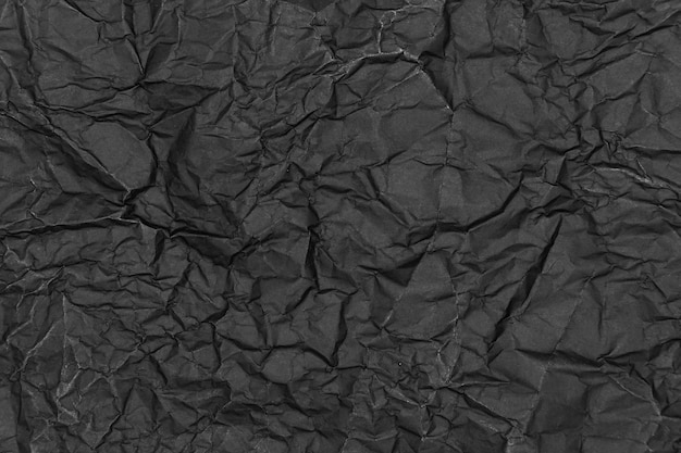 Textura de papel arrugado negro Imágenes de textura de papel negro para el diseño de plantilla de fondo