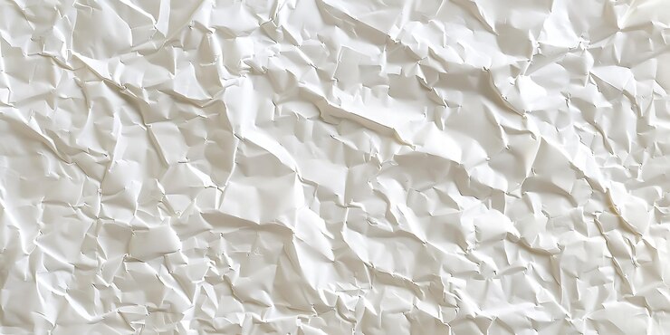 Textura del papel blanco arrugado Fondo abstracto para el diseño