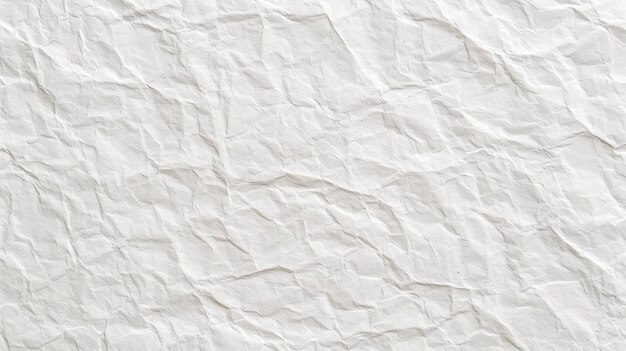 Textura de papel blanco arrugado