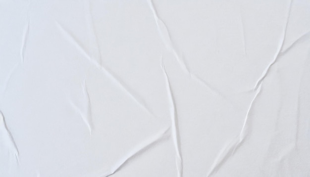 textura de papel blanco arrugado